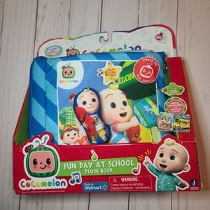 Cocomelon Fun Day at School Plush Book